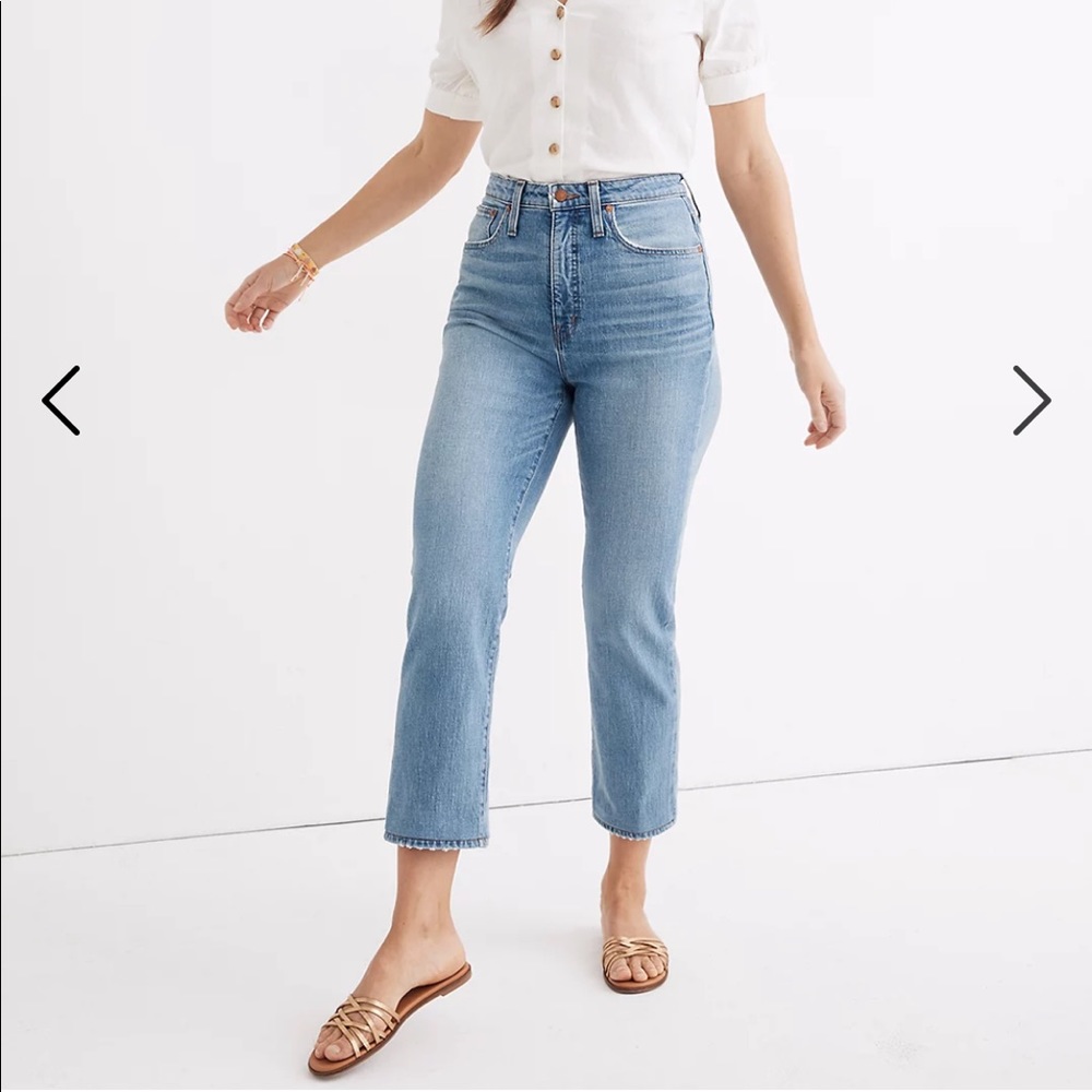 Madewell curvy classic straight jeans in petite 25